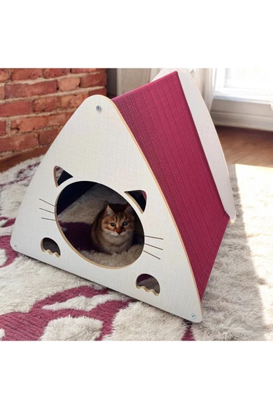 EFES Kedi Köpek Evi . Şık Tasarım Coton Vizör ürün görseli 1