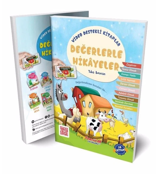 Değerlerle Hikayeler 10 Kitap Set Yumurcak ürün görseli 1