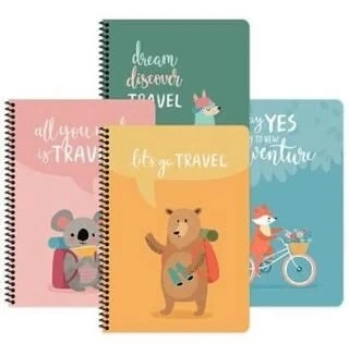 Keskin Color 16,5*22,5 80 Yp.Çiz.Karton Kp.Spr.Gezginler Defter 386041-99 ürün görseli 1