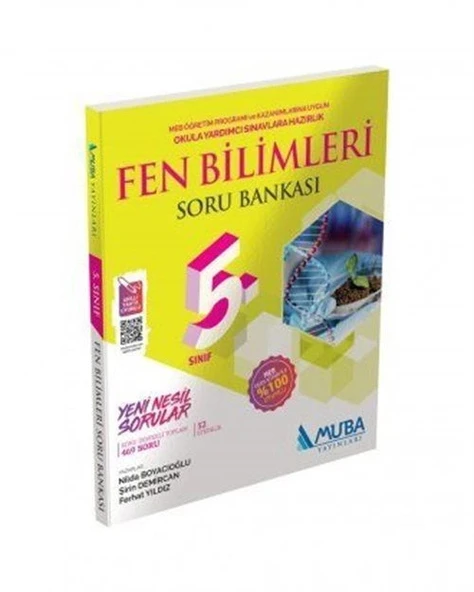 MUBA 5.SINIF FEN BİLİMLERİ SORU BANKASI ürün görseli 1