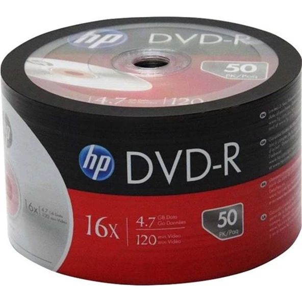 Hp DVD-R 50'li 4.7 Gb 120 Min 16X ürün görseli 1