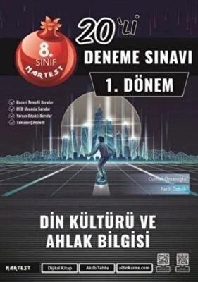 NARTEST 8.SINIF 1.DÖNEM DİN KÜLTÜRÜ 20 DENEME ürün görseli 1