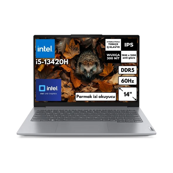 Lenovo Thinkbook G6 I5-13420H 8-Gbddr5 4 Tb SSD UHD Graphics 14" Wuxga Notebook Yok (Free Dos) 21KG00UCTRHMF11 ürün görseli 1
