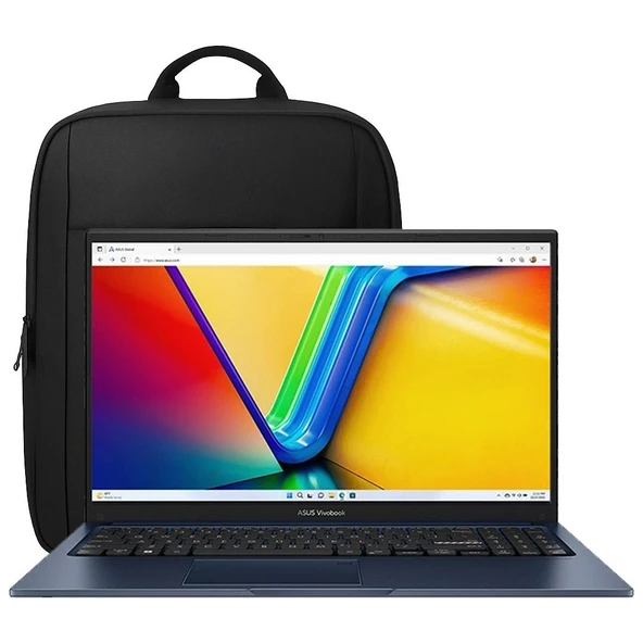 Asus Vivobook 15 X1504VA-NJ3665 FR111 Intel Core 5 120U 8 GB 512 GB SSD Windows 11 Pro 15.6" Taşınabilir Bilgisayar + Çanta ürün görseli 1