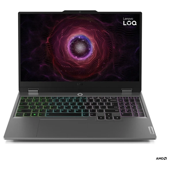 Lenovo Loq Amd Ryzen 7 7435HS 32 GB Ram 2 Tb SSD RTX4070 15.6" Fhd 83JC00F6TR Windows 11 Pro K24 ürün görseli 1
