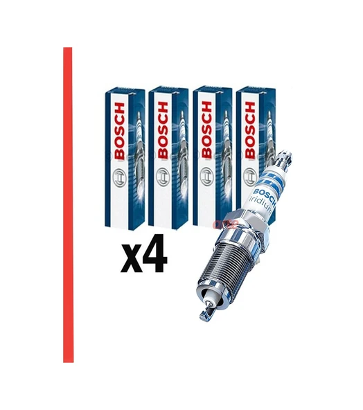 Volkswagen Passat 1.6 Bosch Iridyum Buji Takım 2006-2010 Düz Motor ürün görseli 1