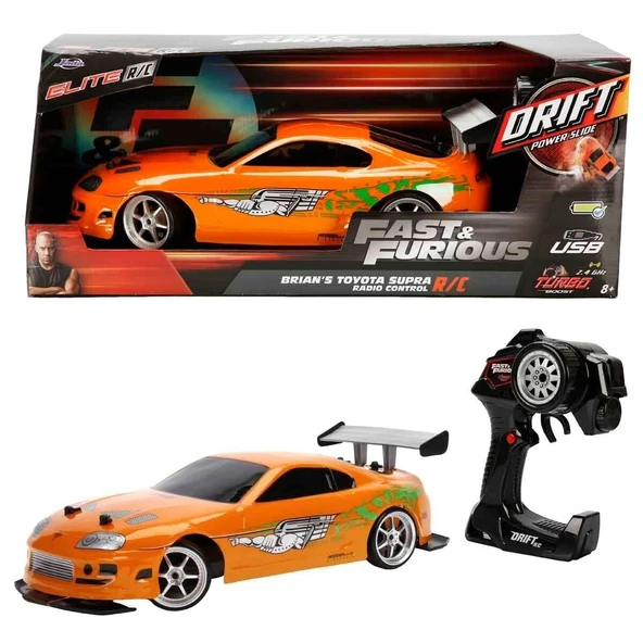 9721 SUN-SIM-JDA-R C ARABA 1 10 FAST FURIOUS TOYOTA DRIFT 1995 FASTF ürün görseli 1