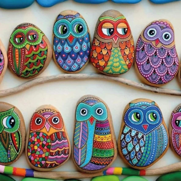 5307 Taş Boyama - Stone Painting / +6 yaş - Resim 4