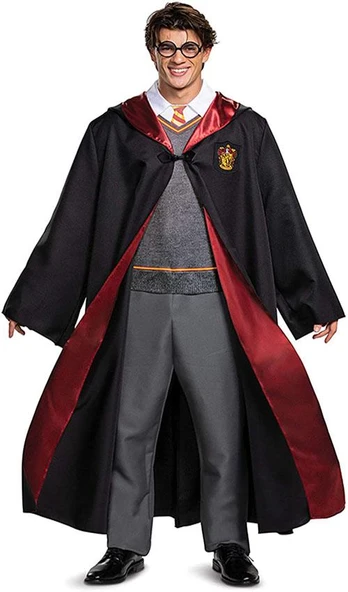Harry Potter Gryffindor Cübbe Çocuk Boy - Harry Potter Kostümü 11-12 Yaş ürün görseli 1