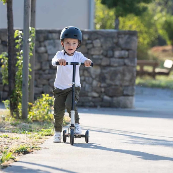 Ahşap 3W Katlanabilir Scooter 7600750908 - Resim 4