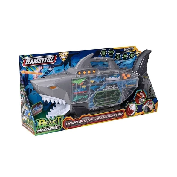 74461 Teamsterz Beast Machines Robo Shark Çantalı Transporter -Sunman ürün görseli 1