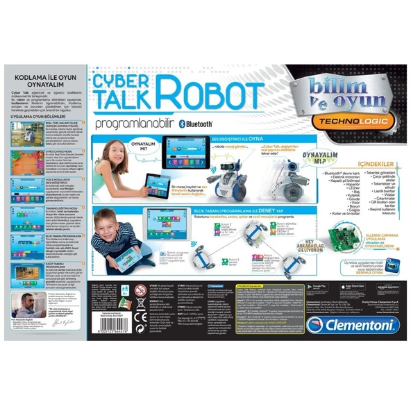 64447 Cyber Talk Robot - Robotik Laboratuvarı +8 yaş - Resim 3