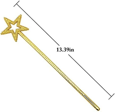 Altın Renk Yıldız Peri Asası Peri Değneği 34 cm 1 Adet ürün görseli 1