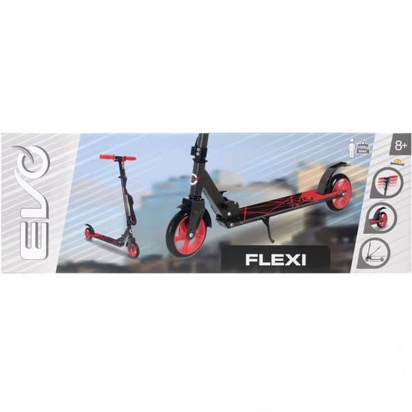 Flexi 2 Tekerlekli Scooter Kırmızı - Resim 4