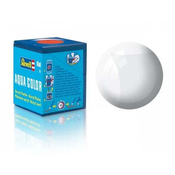 Aqua Color Clear - Gloss Boya- 18 ml ürün görseli 1