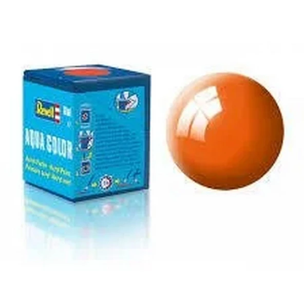 Aqua Color Orange - Gloss Boya- 18 ml ürün görseli 1