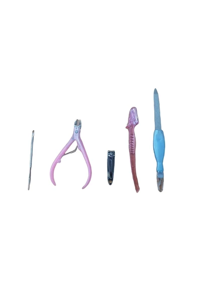 Pratik 5 Parça El Ayak Bakım Manikür Pedikür Seti ürün görseli 1