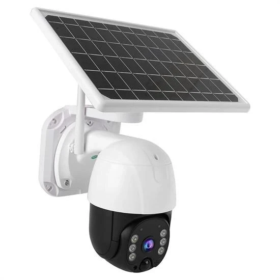Solar Panelli Su Geçirmez Gece Görüş Destekli Wifi Bağlantılı Güvenlik Kamerası ürün görseli 1