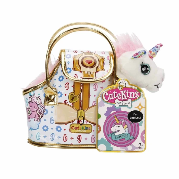 Taşıma Çantalı Peluş Unicorn Lou Lou - Resim 3