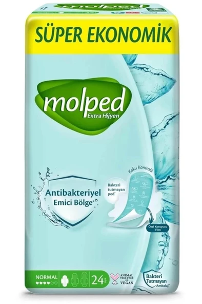 Extra Hijyen Normal Ped Süper Eko 24 Adet ürün görseli 1
