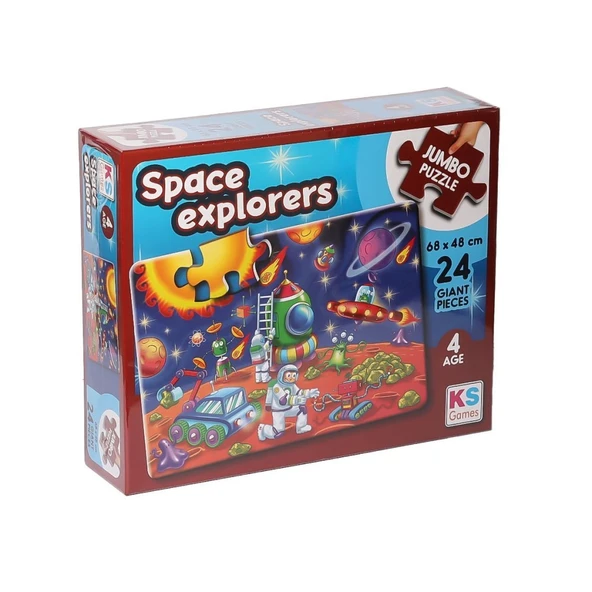 JP 31011 Space Explorers Puzzle 24 Parça -NessiWorldPuzzle ürün görseli 1
