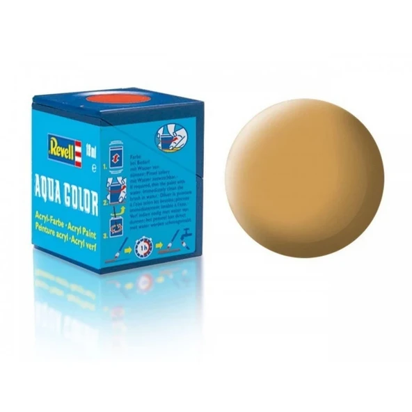 Aqua Color Ochre Brown - Mat Boya- 18 ml ürün görseli 1