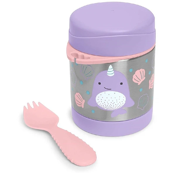 Zoo Paslanmaz Çelik Termos 325 ml Narwhal - Resim 2