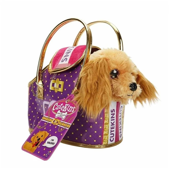 50585 Taşıma Çantalı Peluş Köpek -NessiWorld ürün görseli 1