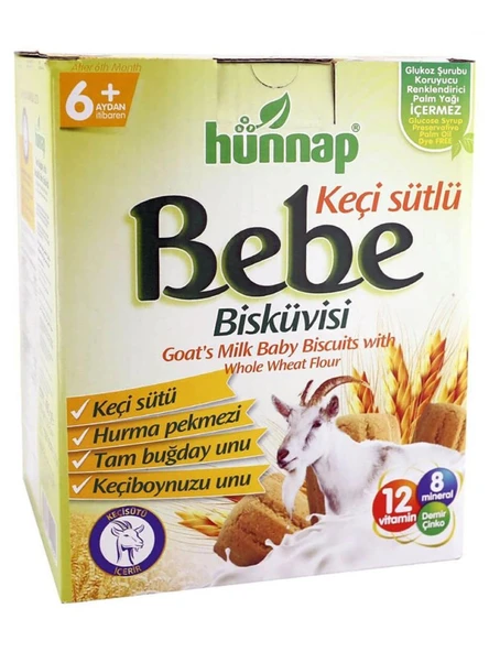 Keçisütlü Vitaminli Bebe Bisküvisi 400 Gr ürün görseli 1