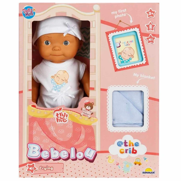 Sesli Hoş Geldin Bebeği 30 cm - Resim 4