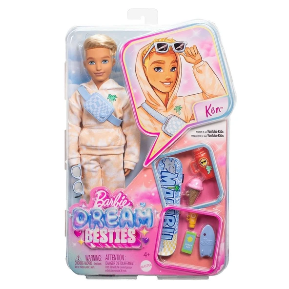 JDD75 NessiWorld Dream Besties Ana Karakter Bebek Ken ürün görseli 1