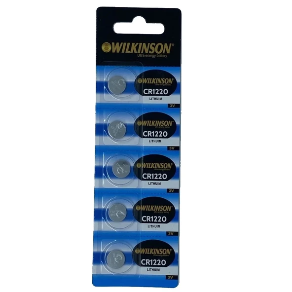 Wılkınson 1220 3v Lityum Düğme Pil 5'li Paket ürün görseli 1