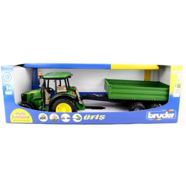 John Deere 5115M Traktör Ve Römork - Resim 4