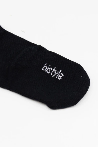 5'li Penye Soket Kutulu Basic Çorap 10131 Gri - Resim 5
