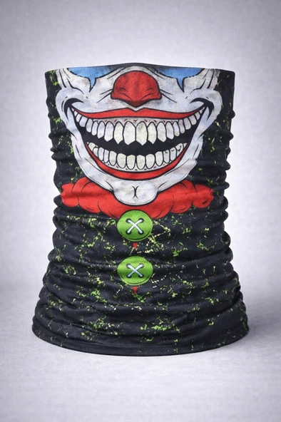 Joker Yüz Baskılı Baf Bandana - Çok Amaçlı Boyunluk Bandana 2 No ürün görseli 1