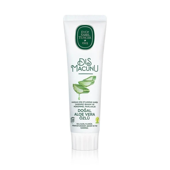 Doğal Diş Macunu 90 Gr Aloe Vera - Resim 2
