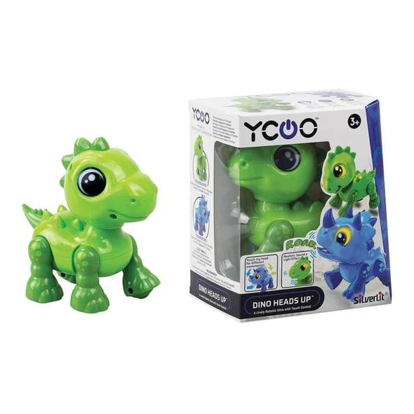 SIL 88592 Silverlit Sesli ve Işıklı Elektronik Robot Dino Heads Up -Necotoys ürün görseli 1