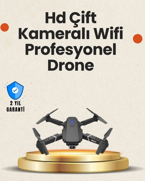 Yükseklik Sabitlemeli Katlanabilir Drone 1080p 4k Kamera Seçenekli ürün görseli 1