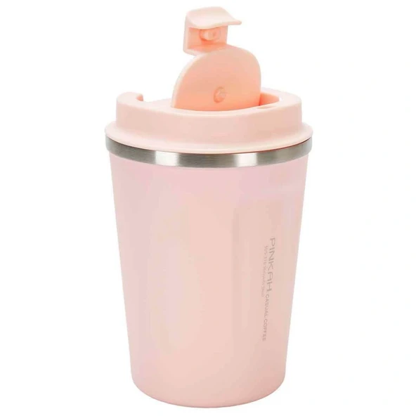Paslanmaz Çelik Kahve Termos Bardağı 380 ml - Resim 4