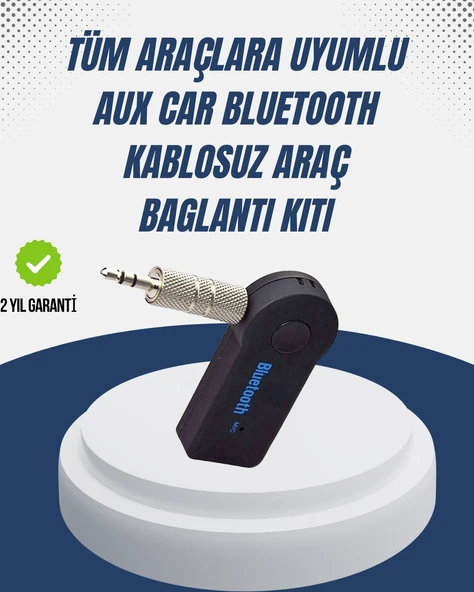 Bluetooth Destekli Aux Müzik Ve Konuşma Cihazı ürün görseli 1