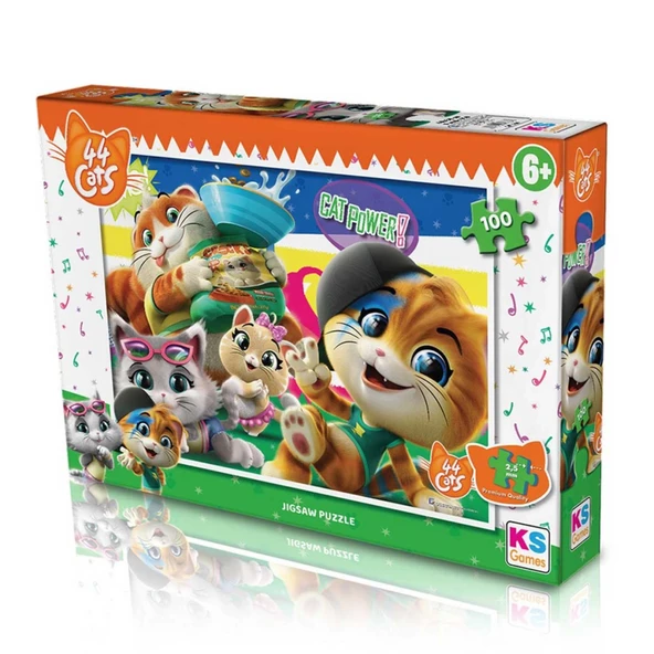 KS Games 44 Cats 100 Parça Puzzle ürün görseli 1