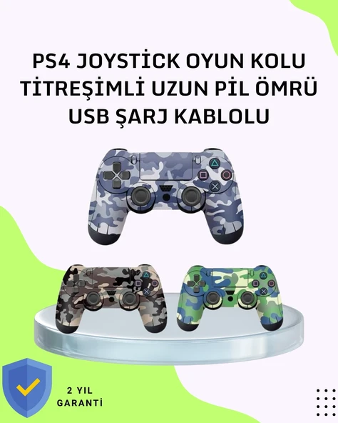 Uzun Pil Ömürlü Oyun Kolu – Usb İle Hızlı Şarj Desteği ürün görseli 1