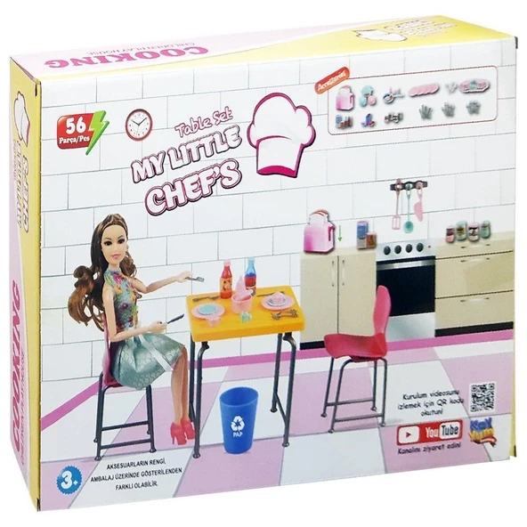 2020 MY LİTTLE CHEF & TABLE -KYM - Resim 2