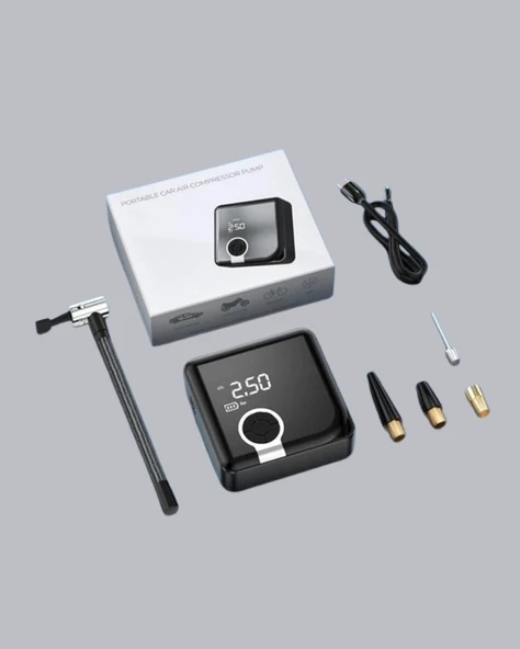 Zc001 Led Ekranlı Araç Pompası - Resim 2