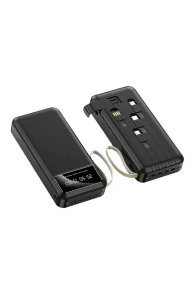Powerbank Şarj Cihazı 4 Çıkışlı 20.000 Mah Powerbank Kompakt Yüksek Kapasiteli Hızlı Şarj ürün görseli 1