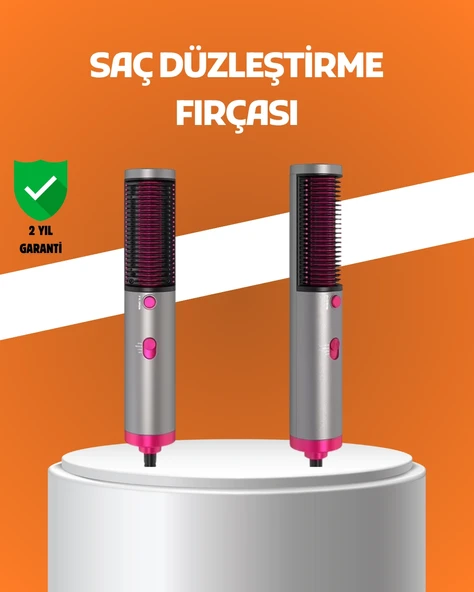 Saç Düzleştirme Ve Hacimlendirme Fonksiyonlu Fırça ürün görseli 1