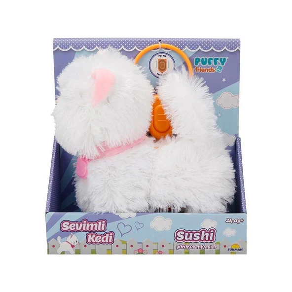 Sevimli Kedi Sushi Sesli ve Hareketli - Resim 3