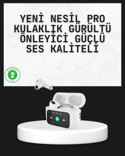 Akıllı Sensörlü Su Geçirmez Bluetooth Kulaklık Güçlü Batarya Ve Bass ürün görseli 1
