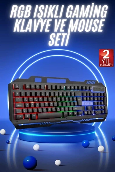 Klavyesi Led Aydınlatmalı Mekanik Hisli - Resim 2
