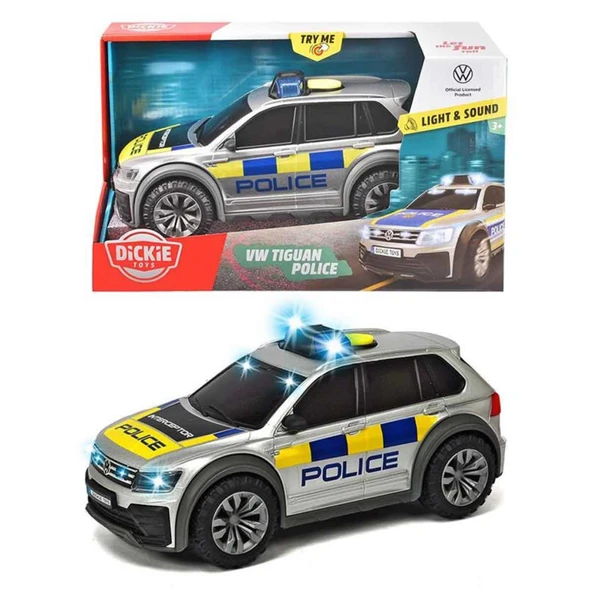 Dickie Işıklı ve Sesli VW Tiguan Polis Arabası ürün görseli 1